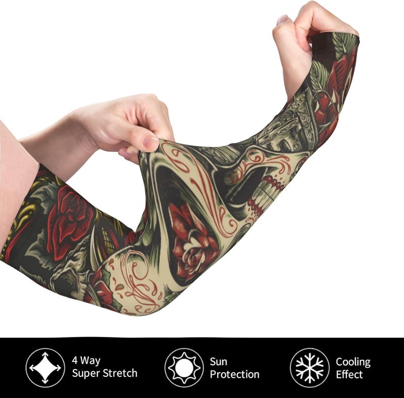 ANSGSD Gardening Sleeves For Women Men, Farm Sun Protection Thorn Proof Cooling Arm Sleeves Cover Arms For Garden Sports - Image 3